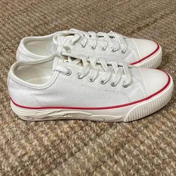 Sandro Paris Flame Canvas Sneakers Size 7 - Picture 4 of 7